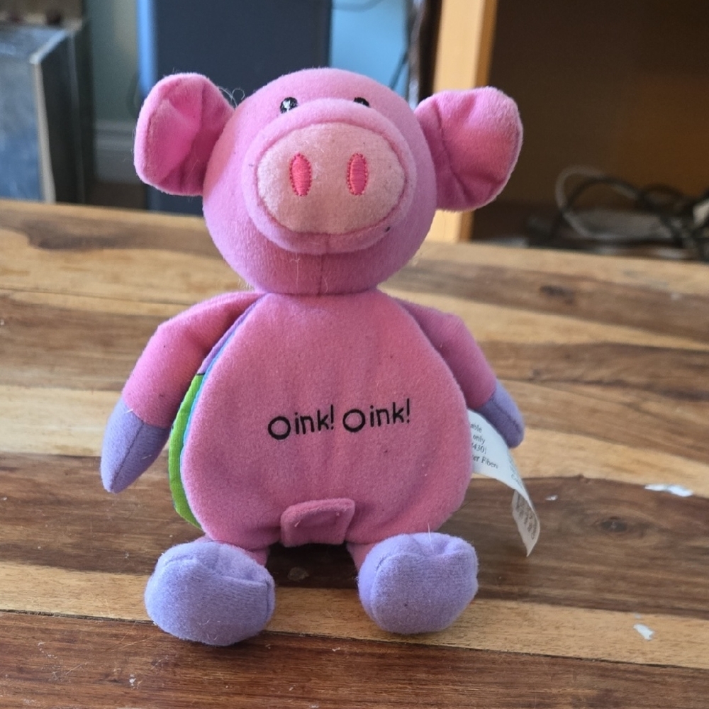 Pink Plush Pig Toy